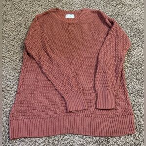 Old Navy Women's Burnt Orange Wool Knit Sweater